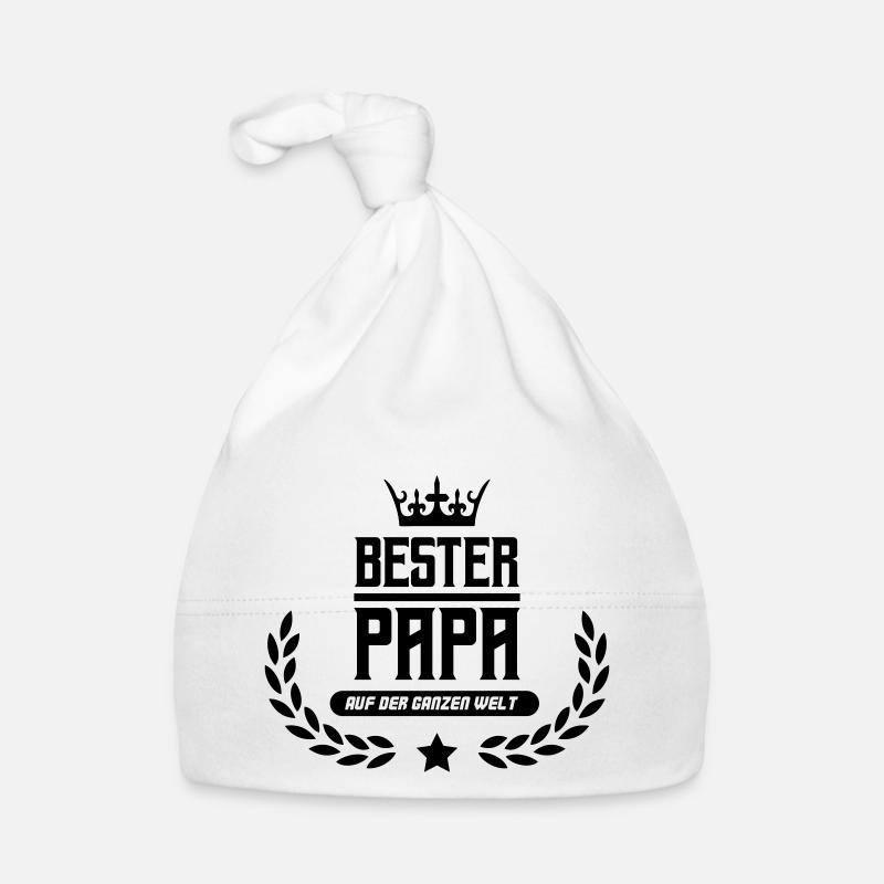 bester papa der welt Baby Bio-Mütze