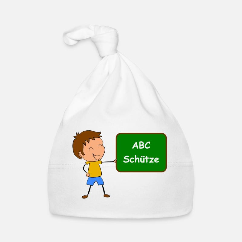 Einschulung ABC Schütze Baby Bio-Mütze