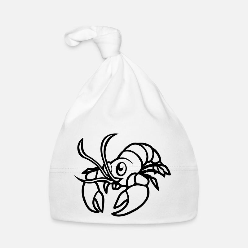 Lobster Comic Organic Baby Cap