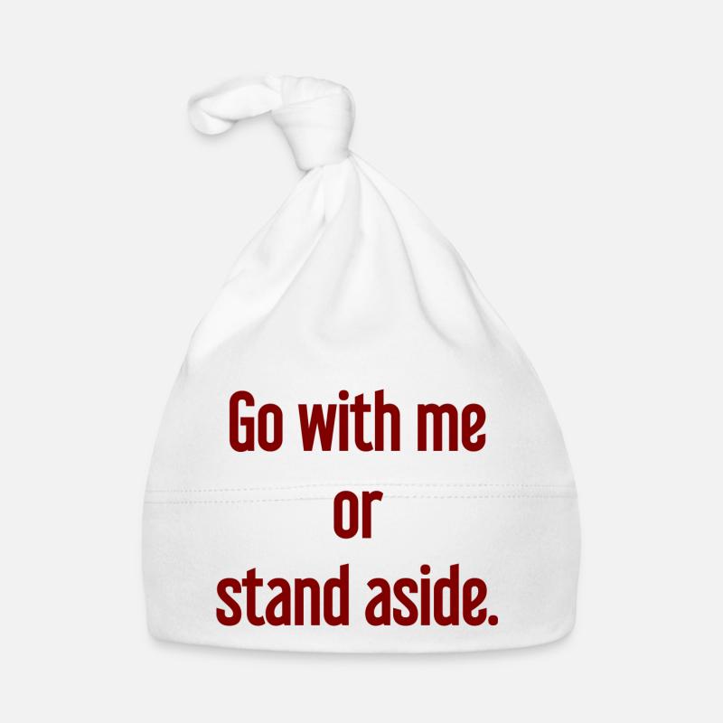 Geh mit oder beiseite Baby Bio-Mütze