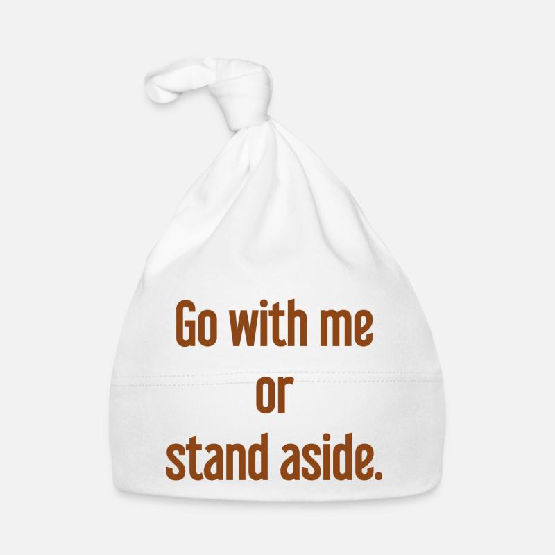 Geh mit oder beiseite Baby Bio-Mütze