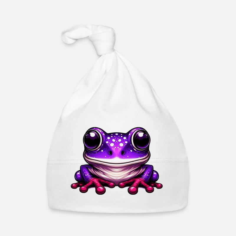 Frosch Baby Bio-Mütze