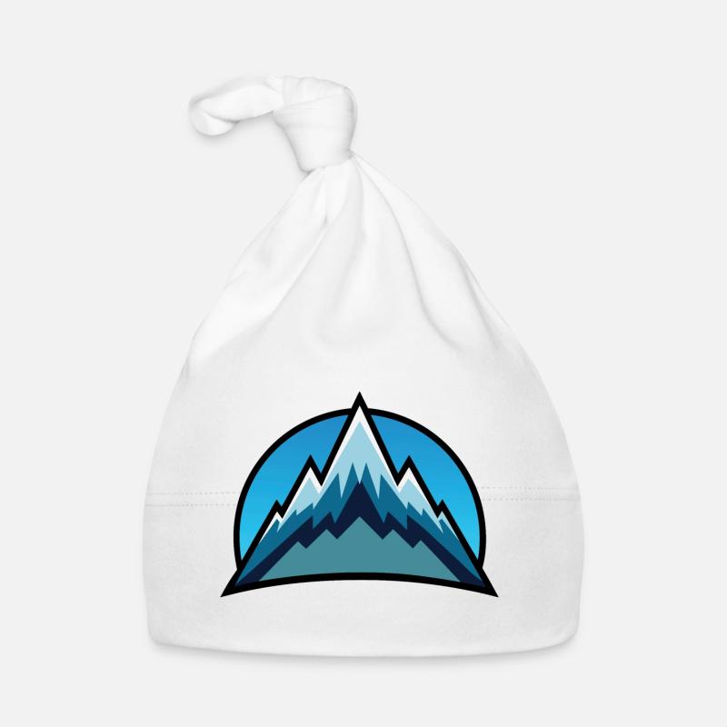 Mountains Organic Baby Cap
