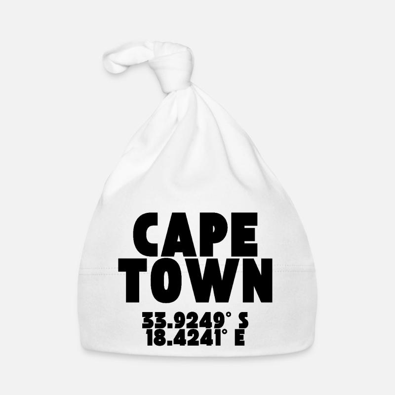 Cape Town Cape Town - Design with Coordinates Organic Baby Cap