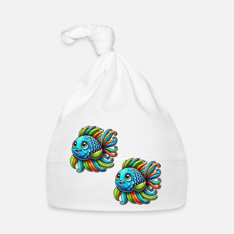 fisch comic 2 Baby Bio-Mütze