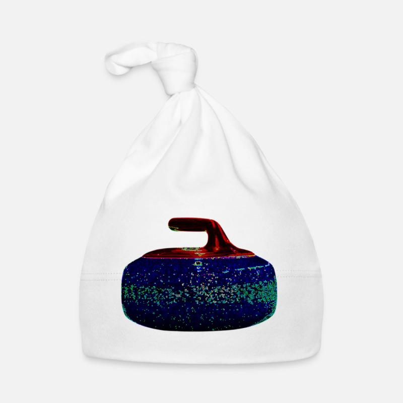 Krøllede sten! Babyhue af økologisk bomuld