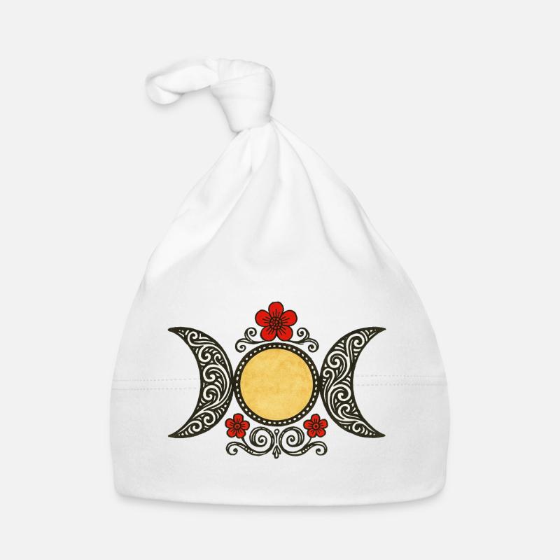Phases de la Lune céleste Bonnet bio Bébé