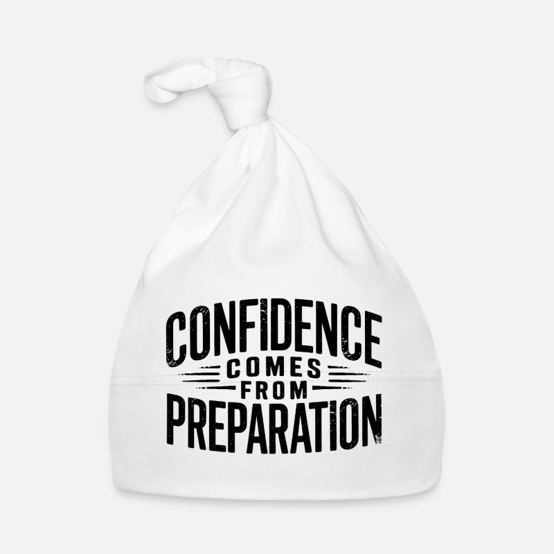 Confident Gamer Typography, Success Motivation Organic Baby Cap