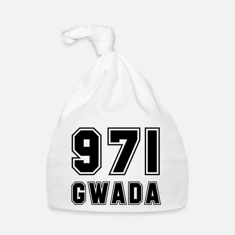 GWADA 971 - Baby Bio-Mütze - Weiß