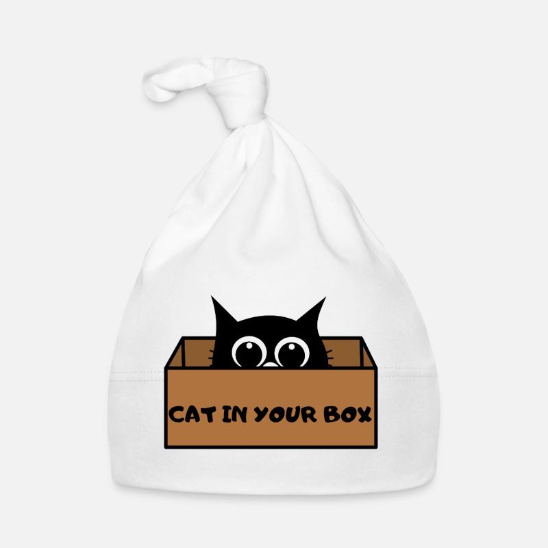 Chat en boîte Peekaboo Bonnet bio Bébé