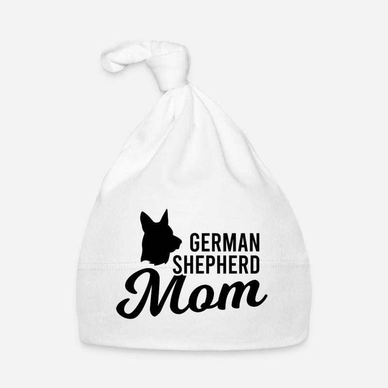 Deutscher Schäferhund Mama Baby Bio-Mütze