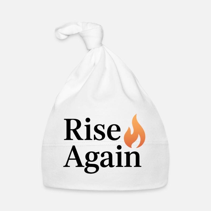 Re-ascent flame logo Organic Baby Cap