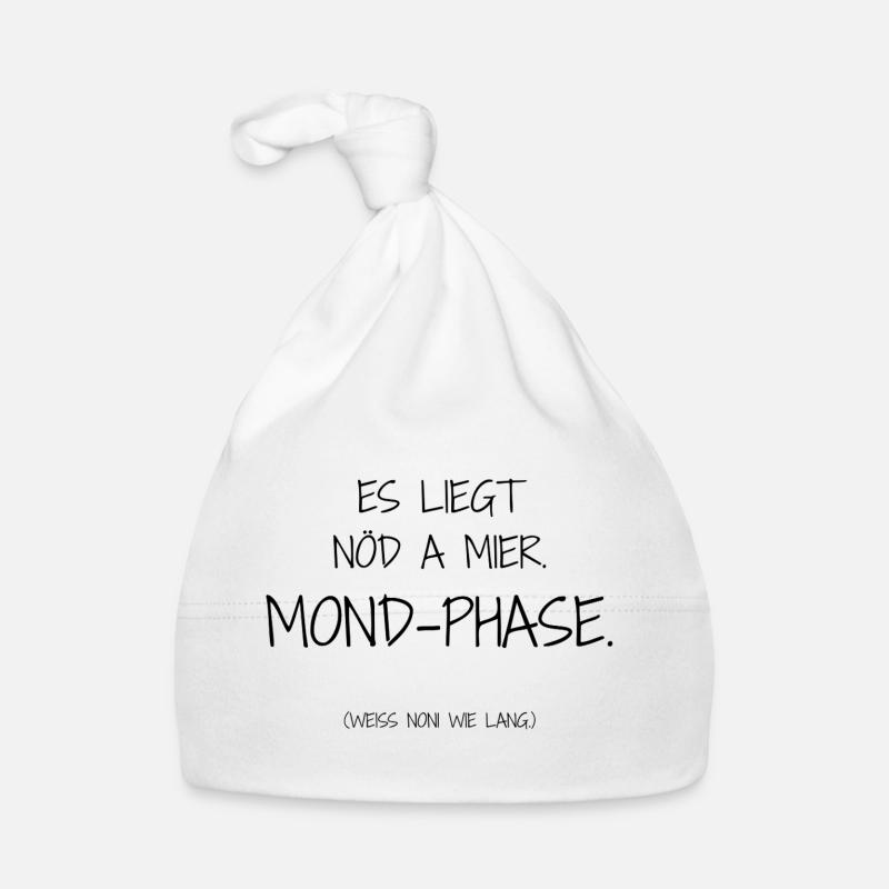 Statement-Design – Ironie trifft Alltag Baby Bio-Mütze