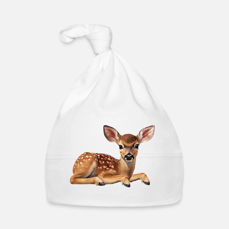 Fawn deer Organic Baby Cap
