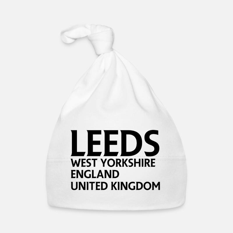 Leeds – England Liedtextdesign Baby Bio-Mütze