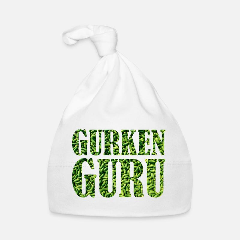 GURKENGURU Gurkenanbau Gärtner Gartenfreund Baby Bio-Mütze