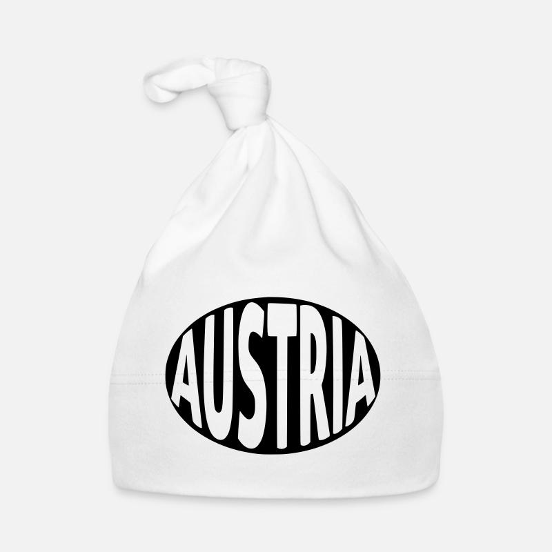 Autriche - Autriche Typographie Bonnet bio Bébé