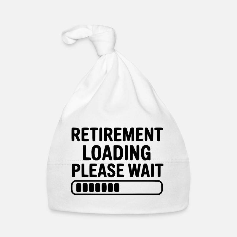 Retirement Loading Please Wait Organic Baby Cap