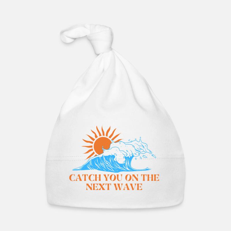 catch the next wave Bonnet bio Bébé