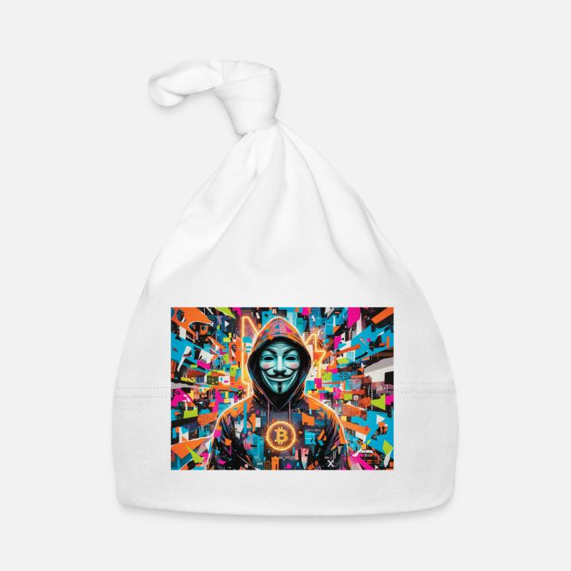 Bitcoin Bazooka - PopArt - Satoshi 3 Organic Baby Cap