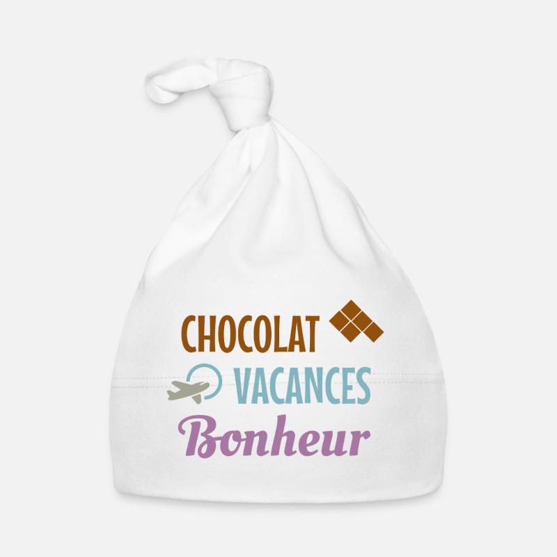 Chocolat Vacances Bonheur Bonnet bio Bébé