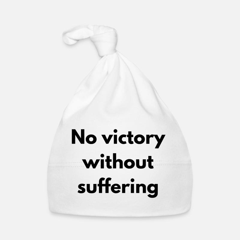 No victory without suffering Bonnet bio Bébé