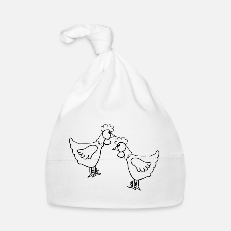 Poule poule Les enfants de Pâques Bonnet bio Bébé