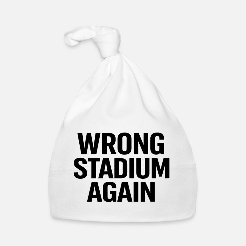 Wrong Stadium Again Baby Bio-Mütze