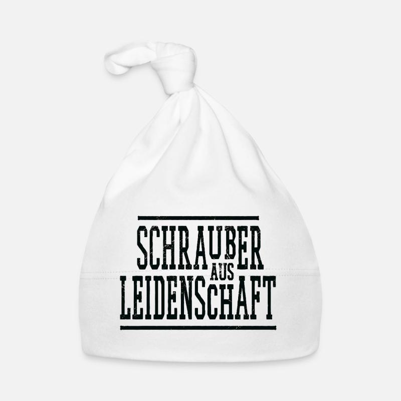 Schrauber Spruch  Baby Bio-Mütze