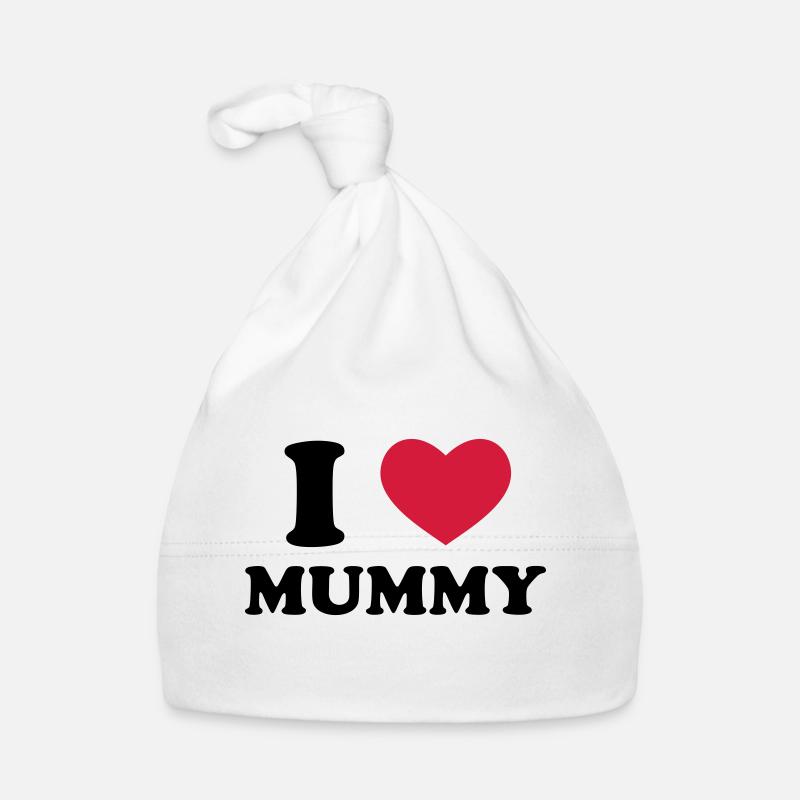 I Love Mummy Baby Bio-Mütze