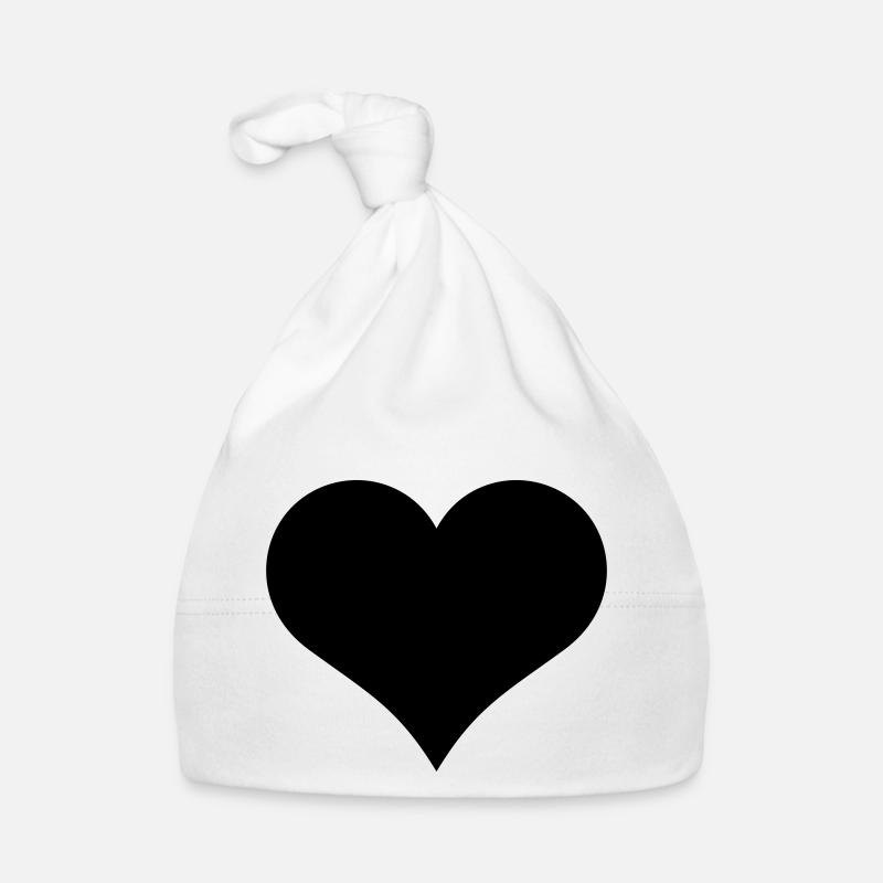 heart valentines day Bonnet bio Bébé