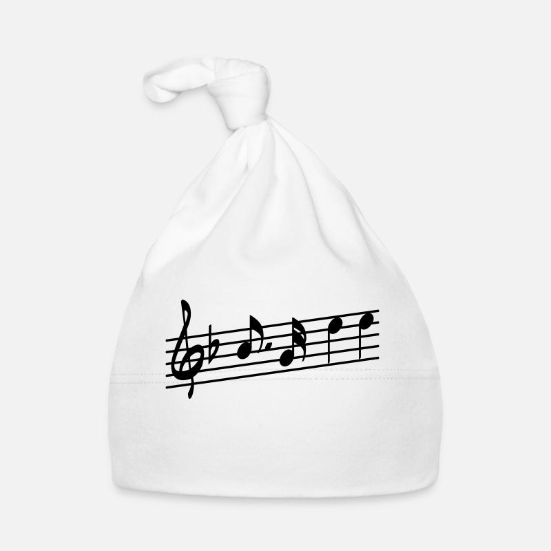 "4 Noten" - Hymne der Siebenbürger Baby Bio-Mütze