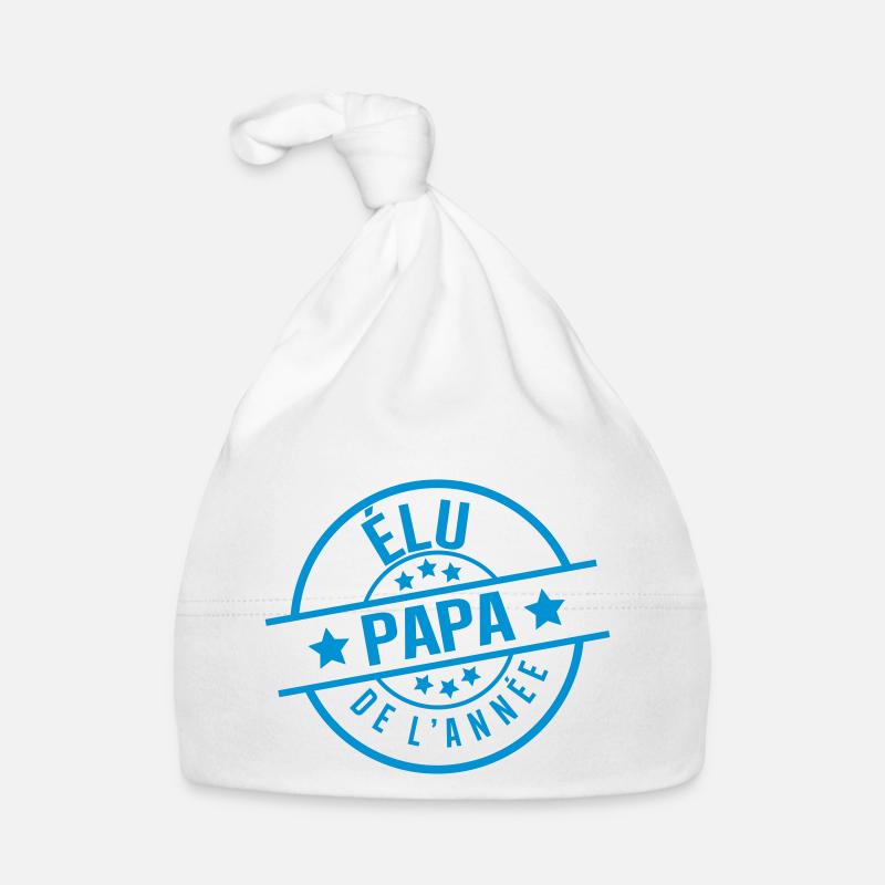 élu papa de l'année Bonnet bio Bébé