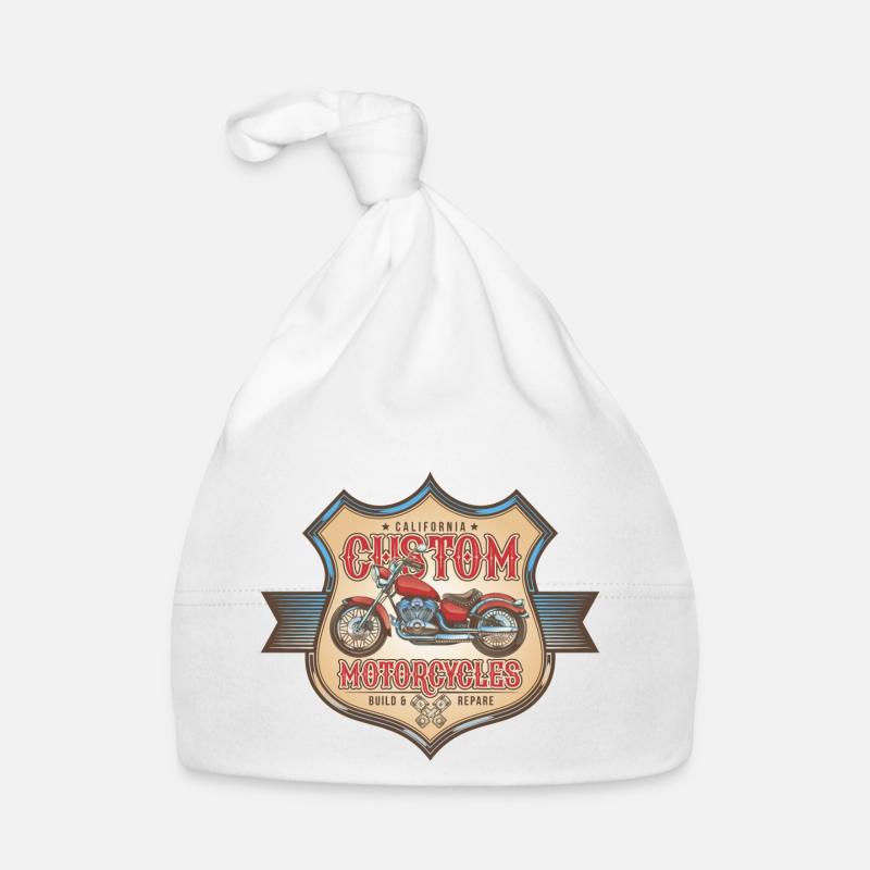 Custom Motorcycles Organic Baby Cap