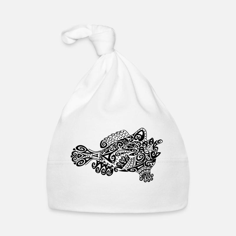 Little cute frogfish Organic Baby Cap