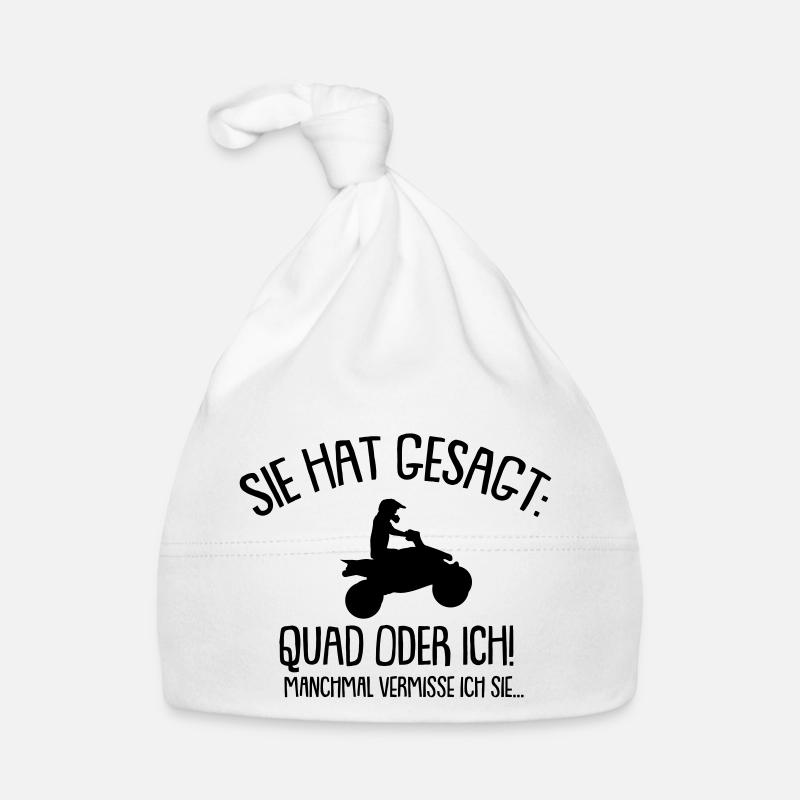 Sie hat gesagt Quad oder ich Baby Bio-Mütze