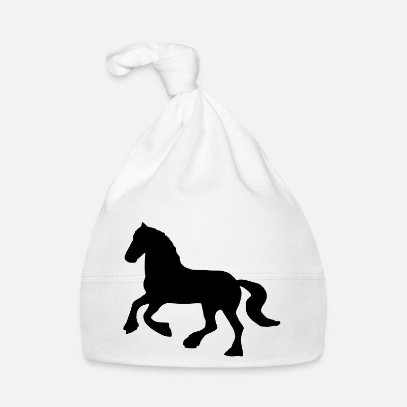 Friese / Kaltblut Pferd Baby Bio-Mütze