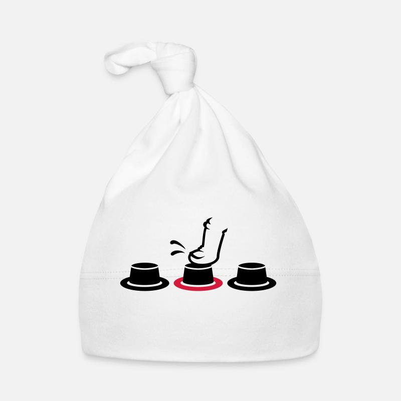 button pusher/ Knopfdrücker (2c) Baby Bio-Mütze