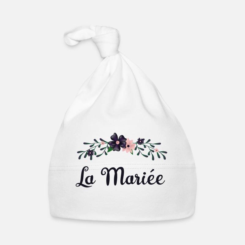 The Bride - Bucolic Collection -customizable Organic Baby Cap