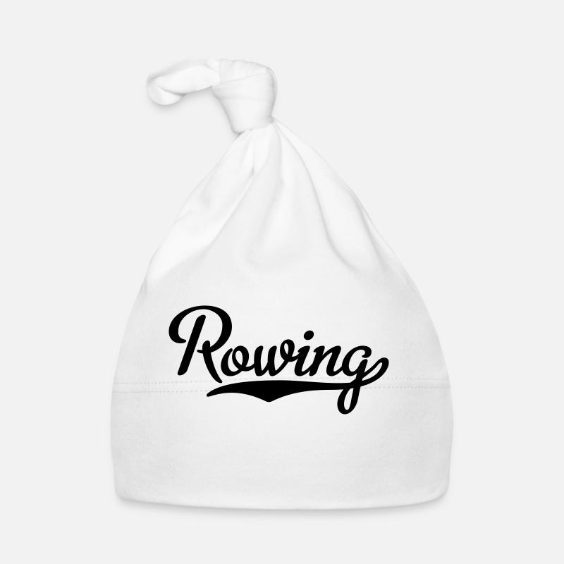 row - Organic Baby Cap - white