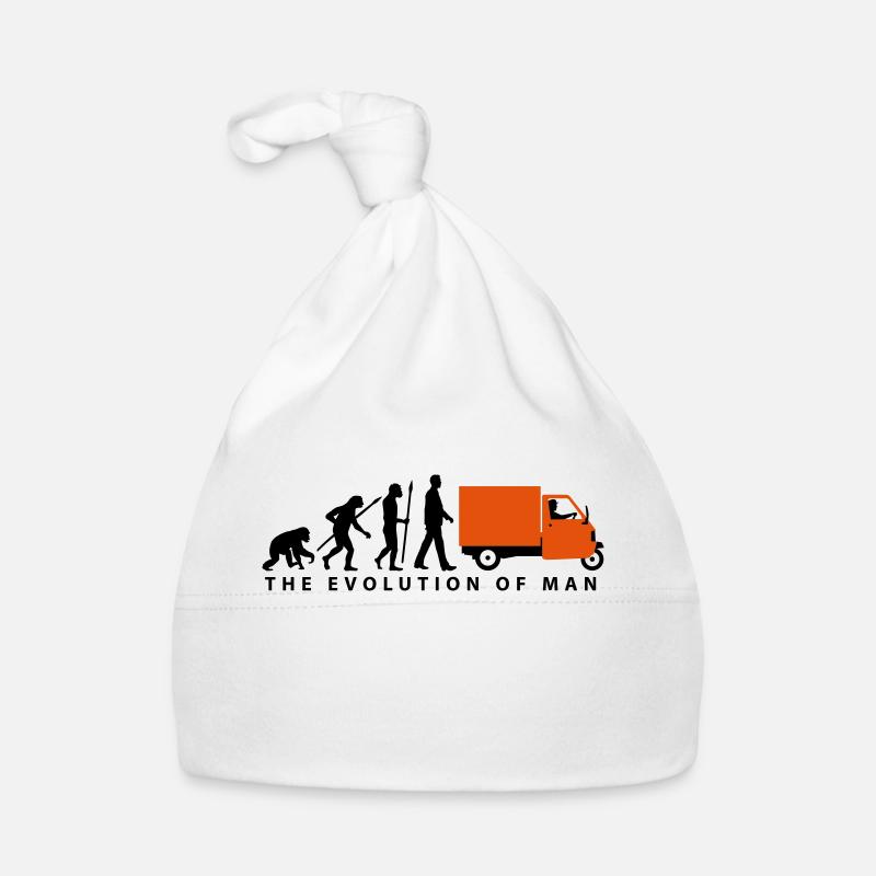 evolution_of_man_Piaggio Ape_092014_b_2c Baby Bio-Mütze