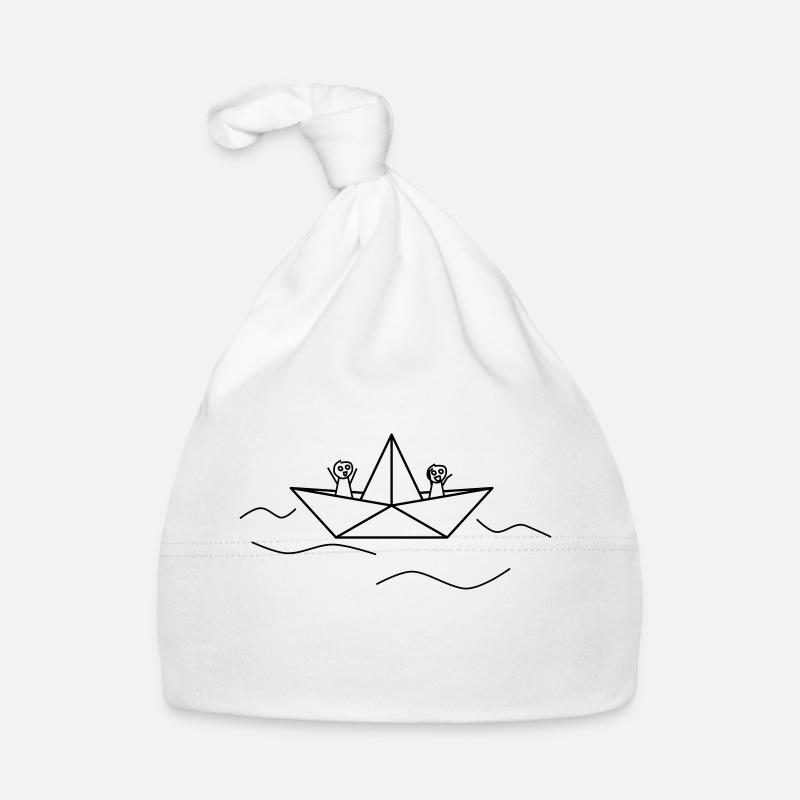 Papierboot Baby Bio-Mütze