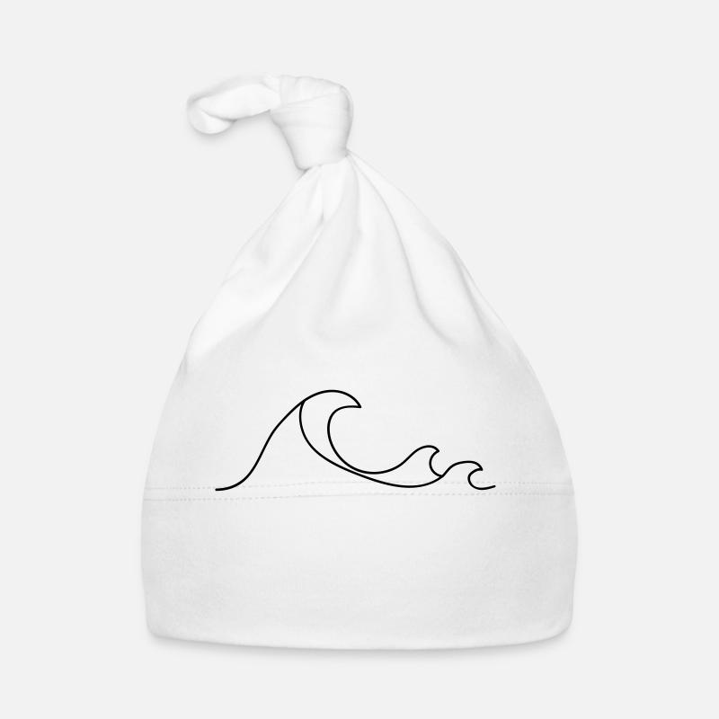 Wellen Baby Bio-Mütze