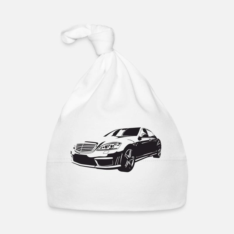 front Design - Baby Bio-Mütze - Weiß