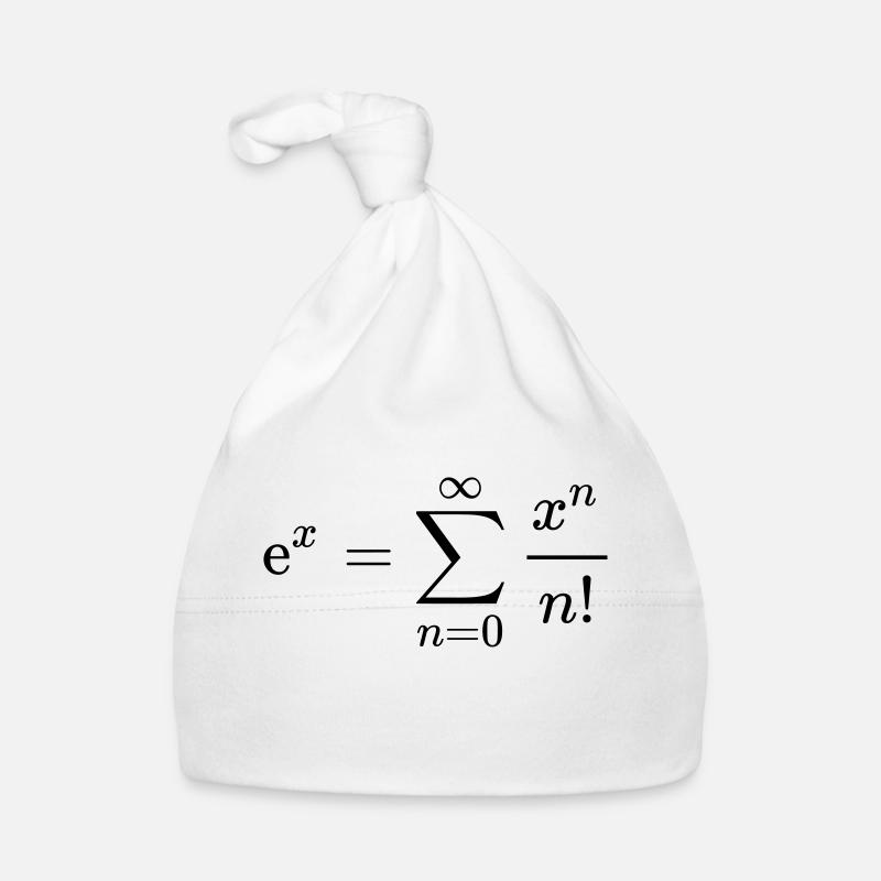 Euler's number Organic Baby Cap