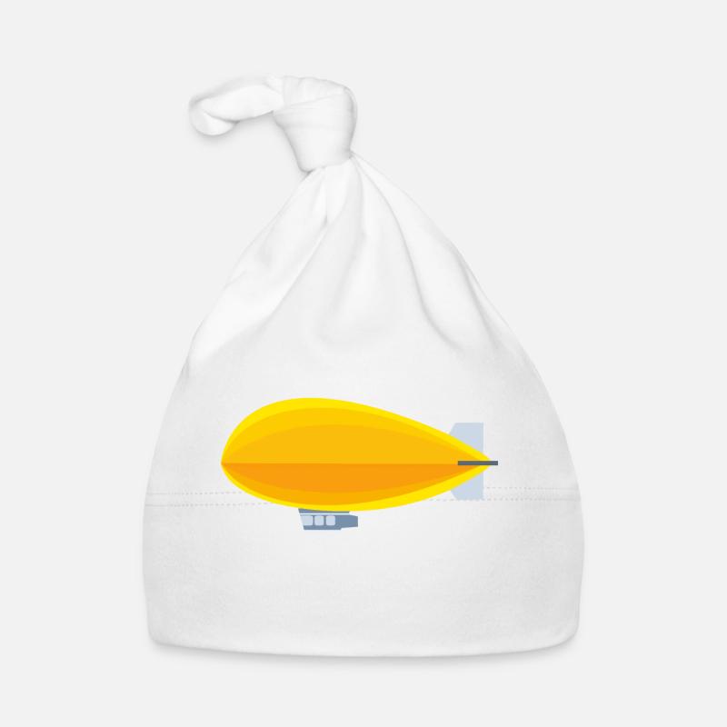 Dirigeable jaune Bonnet bio Bébé