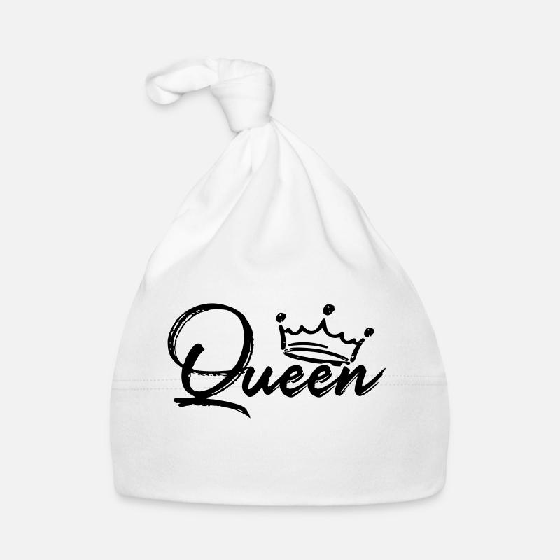 Queen (partner motiv) Økologisk babys lue