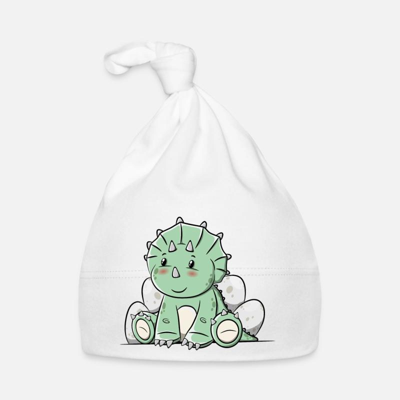 Dinosaur Triceratops Organic Baby Cap