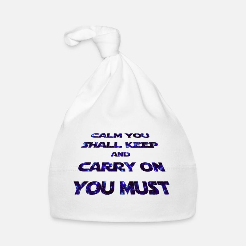Statement - CALM YOU SHALL KEEP -galaxy Baby Bio-Mütze