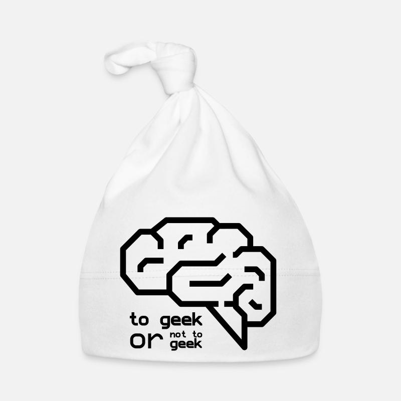 Geek oder nicht Geek Baby Bio-Mütze